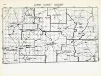 Ozark County, Marion, Noble, Barren Fork, Pine Creek, Jasper, Bridges, Lick Creek, Missouri State Atlas 1940c